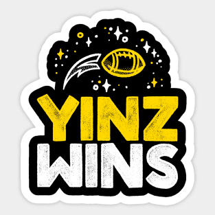 Yinz Wins Sticker